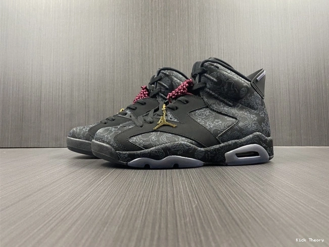 Kicktheory (W) DB9818-001 Triple Jordan 6 Black SD Retro 0810